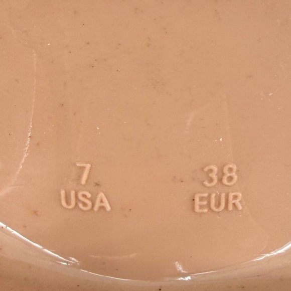 Jeffrey Campbell Tan Bubblegum Block Chunky Heel Sandals 7 - Picture 7 of 7